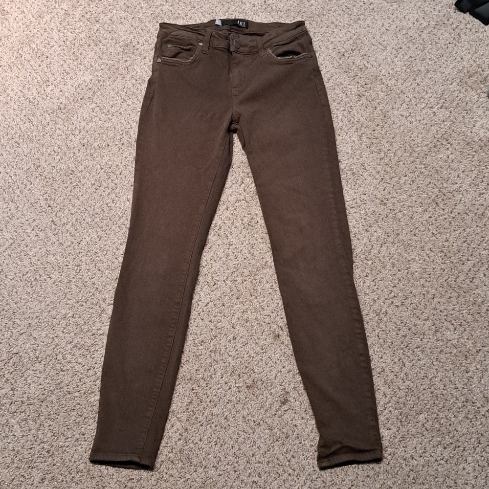 KUT FROM THE KLOTH sz 0 "MIA" toothpick skinny stretch jeans